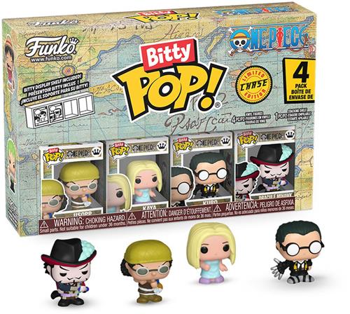 Funko Bitty Pop! - One Piece - Usopp / Kaya / Kuro / Random Chase