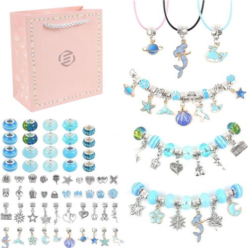 Equivera Armbandjes Maken Set Meisjes - Knutselset Meisjes - Knutselset voor Meisjes - Knutselset Meiden - Sieraden Maken Meisjes - Armbandjes Maken Meisjes - Cadeautip voor uw kind!