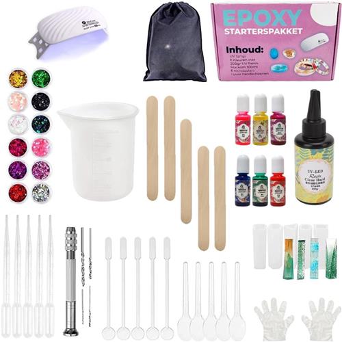 Solacis Epoxy starterspakket - Epoxy - Epoxy mallen - Epoxy giethars - Epoxy set - Must have om met epoxy te beginnen!