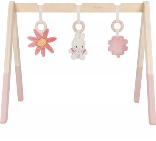 Little Dutch Nijntje Babygym Roze Lucky Blossom Zachte speelboog met schattige hangspeeltjes: Nijntje, bloem en klavertje  Stimuleert zintuigen en motoriek  Activiteitengym voor babys vanaf geboorte  Speelplezier voor thuis & onderweg