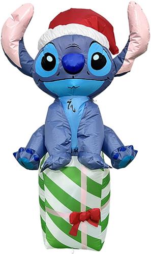 Disney Stitch kerst opblaasbaar