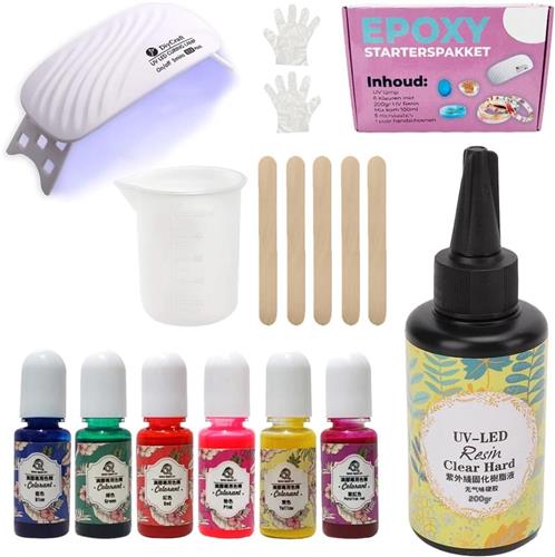 Solacis Epoxy starterspakket - Epoxy - Epoxy mallen - Epoxy giethars - Epoxy set - Must have om met epoxy te beginnen!