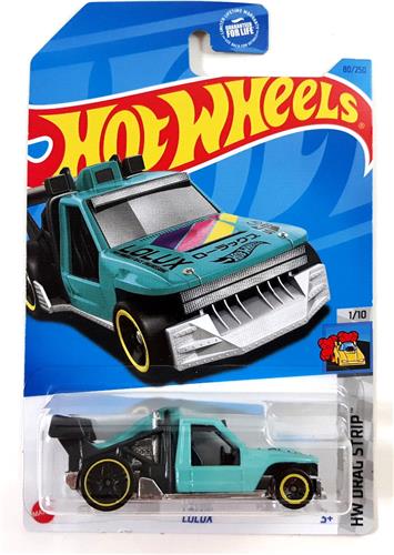 HOT WHEELS LOLUX AQUA BLUE 80/250 1:64 HW DRAG STRIP
