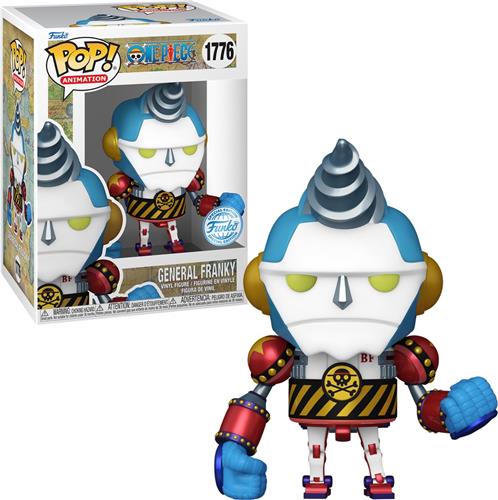 Funko Pop! Animation: One Piece - General Franky #1776 CC Exclusive with PR sticker