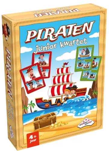 Identity Games Piraten Junior Kwartet, Piraten kwartet, Kwartet, Kinderspel, Kaartspel
