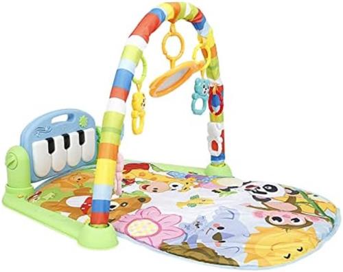 OxyFlowzy® - Speelkleed baby met boog- Speelmat met boog - Activiteitenboog - Activiteitenboog voor baby's - 80*41*48cm (Groen)