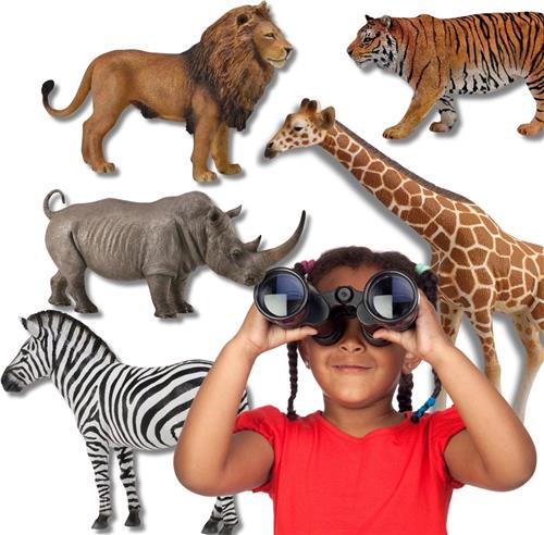 Collecta Set beeldjes voor kinderen, beeldjes - wilde dieren, safari 3+