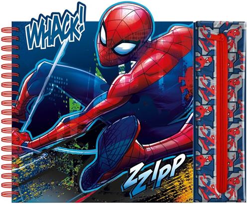 Spiderman Activiteitenboek met Verwijderbare Etui  Marvel | Creatief Doeboek voor Kinderen | 28 x 25 x 2