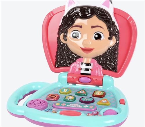 Gabby's Dollhouse Mijn Eerste Laptop  Baby Speelcomputer met Licht & Geluid (vanaf 6 maanden)