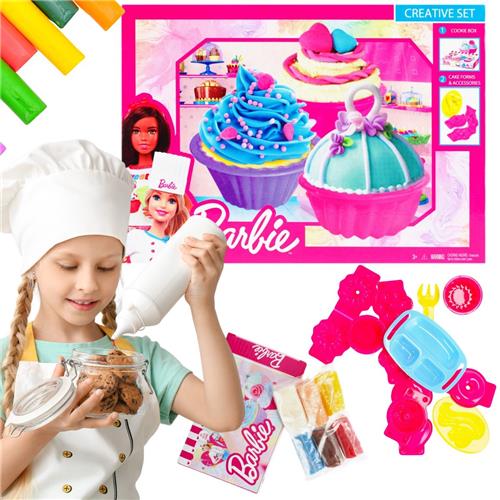 Mega Creative - Barbie Gebakdeeg, kleine set, rollenspel, voor vanaf 3 jaar