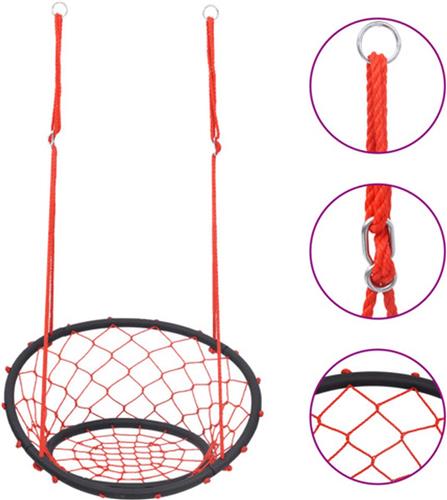 vidaXL Hangstoel net 60 cm