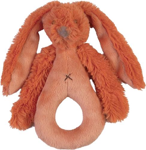 Happy Horse Konijn Richie Rammelaar - Oranje - Baby cadeau