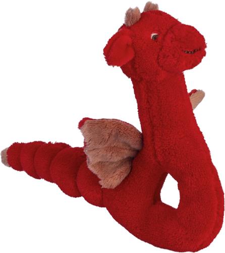 Happy Horse Draak Tine Rammelaar - Rood - Baby cadeau