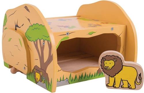 Bigjigs treinbaanonderdeel Safari Lions Den