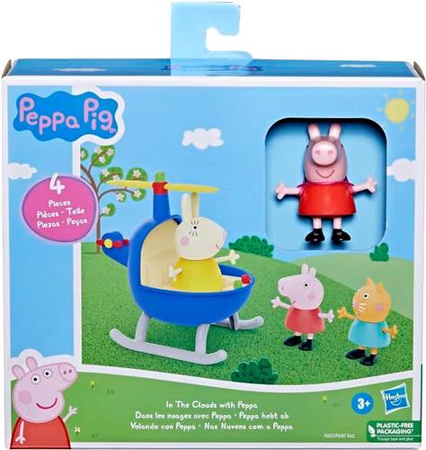 Peppa Pig Speelset - in de lucht met Peppa - Helikopter Speelgoed