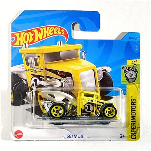 HOT WHEELS GOTTA GO 48/250 YELLOW 1:64 HW EXPERIMOTORS 3/5