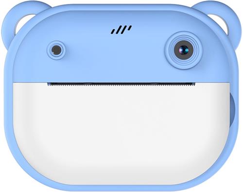 Lipa Y600 3 IN 1 Digitale Kindercamera met Fotoprinter  Action Camera - Instant camera  Met fotopapier - Speelcamera  Met 16GB SD - Camera Kinderen - Vlogcamera met Games - Fototoestel voor Kinderen - Met Videofunctie - Blauw