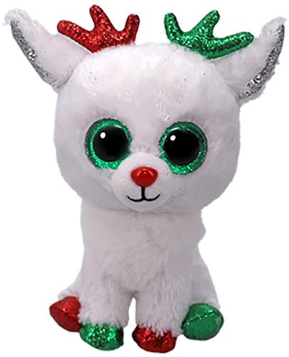 Ty Beanie Boo Christmas Reindeer 15cm.