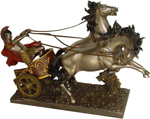 PIA Soft Toys - Romein met strijdwagen - 33 cm