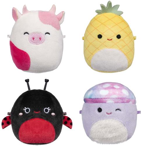Squishmallows Knuffel Pluche Micromallows - Maui, Trudy, Caedyn, Minya, 4-pack