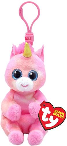 Ty Beanie Babies Bellies Clip - Skylar Unicorn - Sleutelhanger - 10 cm