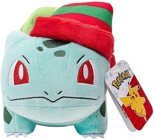 Pokemon - Bulbasaur With Striped Hat Pluche Knuffel (20 cm)