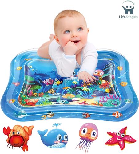 LifeStages - Waterspeelmat - Speelmat Speelgoed - Speelmat Baby Voor 3 6 9 Maanden