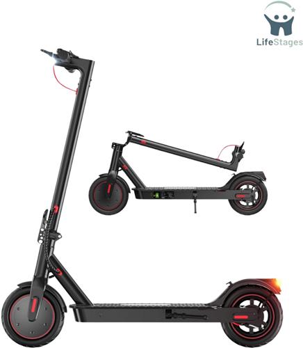 LifeStages - Elektrische Step Voor Volwassenen - Elektrische Scooter Voor Volwassenen - 187.2 WH 21.6 Cm (8.5 Inch) - Opvouwbare Scooter Voor Tieners En Volwassenen - Maximale Belasting 120 Kg - Max 25 Km / H - Dubbele Rem - 3 Snelheden - Dagelijks