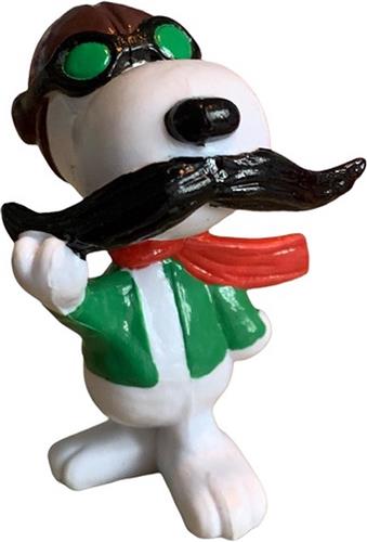 Peanuts - snoopy als piloot - speelfiguur - 6 cm - schleich.