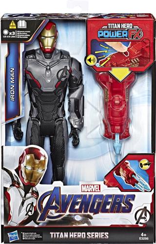 Hasbro Marvel Avengers: Endgame Iron Man Titan Hero Inclusief Power FX- Actiefiguur 30 cm - Italiaans