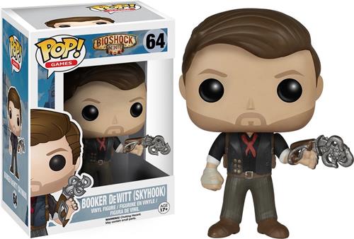 Funko Pop! Bioshock Booker Dewitt With Skyhook - Verzamelfiguur