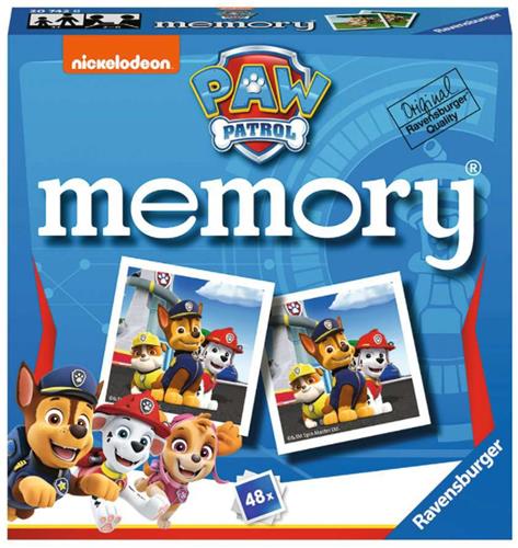 Ravensburger PAW Patrol memory® - Kaartspel memory®, het wereldberoemde spel dat nooit verveelt.