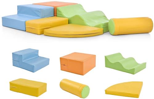 Zachte Speelblokken  6 Stuks - Klimblokken  Speelblokken Voor Peuters  Motoriek Blokken  Zacht Schuim  Waterafstotend  Duurzaam