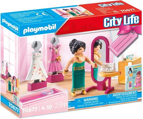 PLAYMOBIL Gift set Feestelijke modeboetiek - 70677