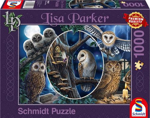 Schmidt puzzel Mysterieuze Uilen - 1000 stukjes - 12+