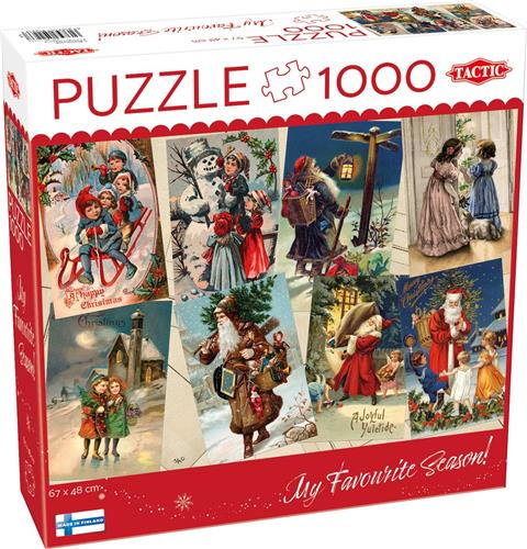 Puzzle Lovers Vintage Christmas Cards 1000 pcs puzzle