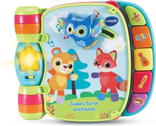 Interactief kinderboek Vtech Baby Super Enchanted Book of Baby Kitties Blauw Multicolour