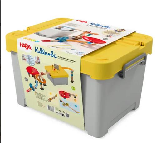 Haba knikkerbaan [2 jaar +] basisset eerste Speelbaan Kullerbru Bouwpakket