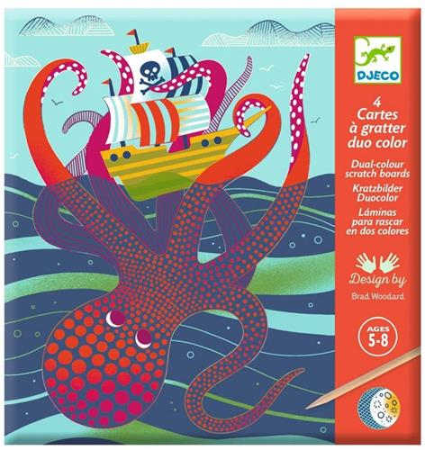 Djeco krastekeningen FSC MIX creatief speelgoed - Erop eronder.