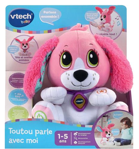 Knuffel met Geluid Vtech Baby Doggie Talk to me (FR) Hond