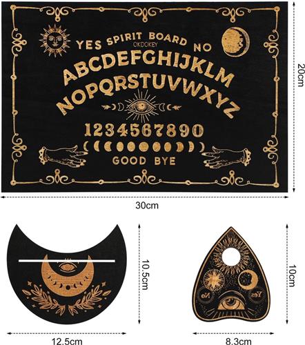 Equivera Ouija Bord - Ouija Board - Ouija - Ouijabord Spiritbord - Ouija Set - Ouija Bordspel