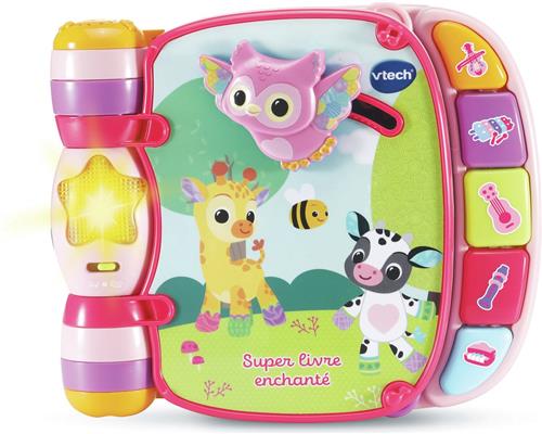 Interactief kinderboek Vtech Baby Super Enchanted Book of Baby Kitties Roze Multicolour