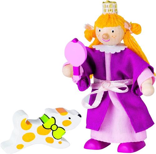 Goki Houten buigpopje prinses 10cm