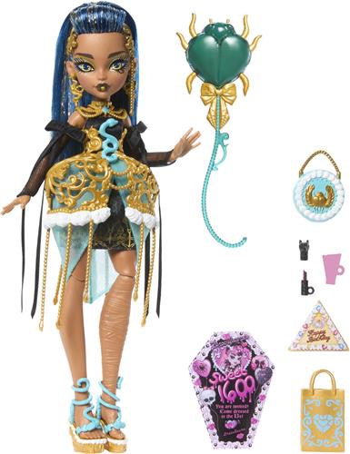 Monster High Griezelig Zoete Verjaardag Cleo De Nile-pop Blauw