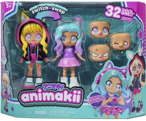 Aanpasbare pop - BANDAI - Animakii - HEA26350 - CyberPunk en Gamer