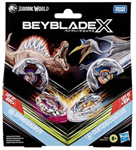 Beyblade X Jurassic World Spinosaurus vs Quetzalcoatlus - multipack - 8 jaar