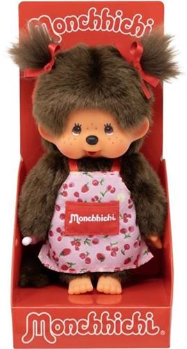 Aap Pluche - BANDAI - Monchhichi Bloemenschort - 20 cm
