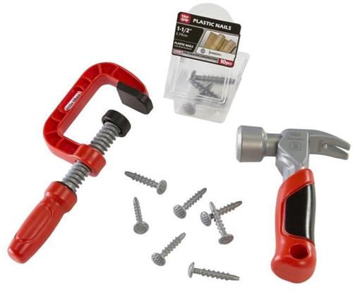 Creatieve bouwhamer en spijkerset