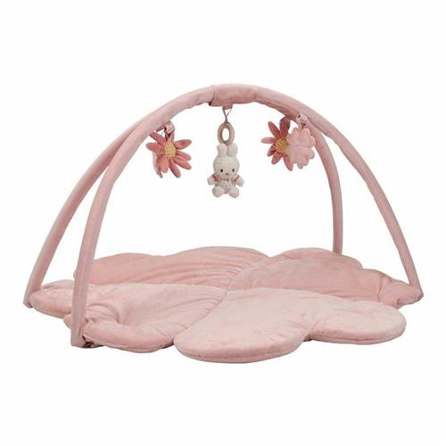 Little Dutch Nijntje Speelkleed Boog Lucky Blossom  Roze babygym met zachte speelkleed en afneembare speelboog  Inclusief kleurrijke speeltjes met Nijntje thema  Stimuleert zintuigen, motoriek en ontdekking  Perfect voor baby's vanaf geboorte
