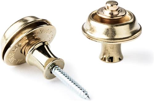 Dunlop Straplok Brass  - Accessoire voor gitaren